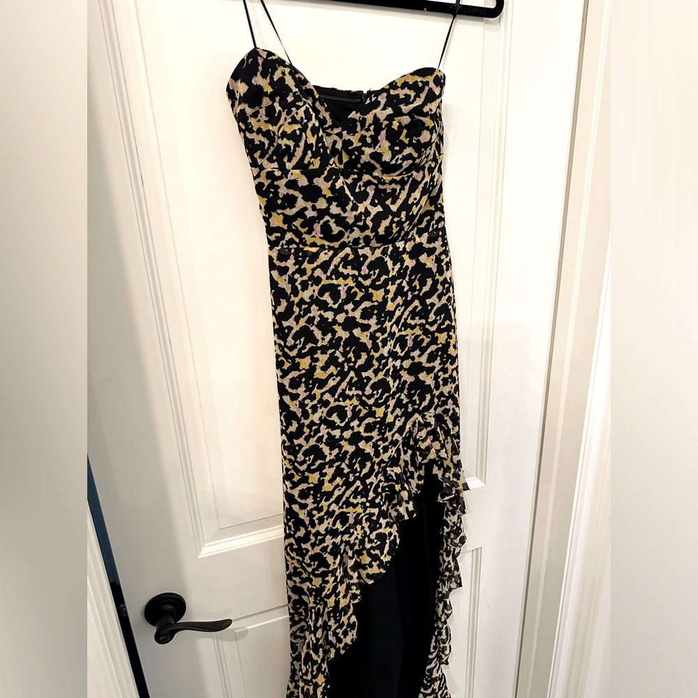 NWT Amanda Uprichard Eden gown leopard print - Picture 5 of 17
